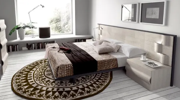 Dormitorio en tonos claros — galería de MG Mobiliario