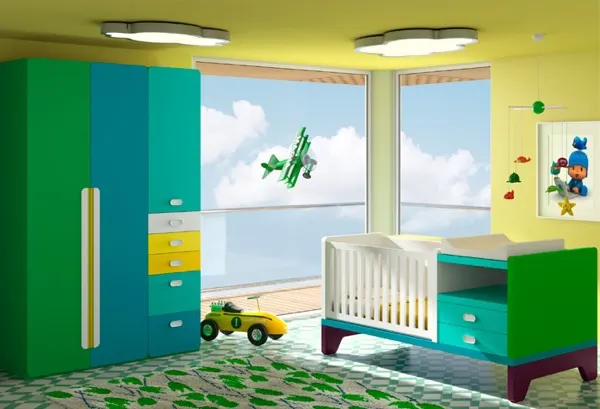 Dormitorio infantil de la colección Magia