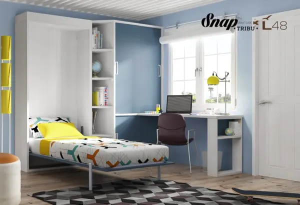 Dormitorio juvenil con almacenaje — galería de MG Mobiliario